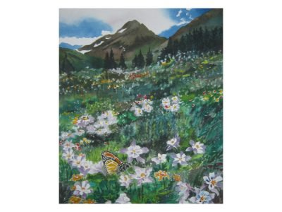 19. A Buterfly in Flowers Valley