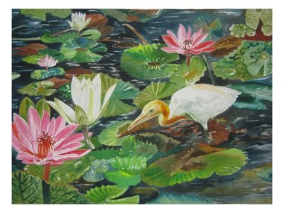 7. Lotus with Floting Bird