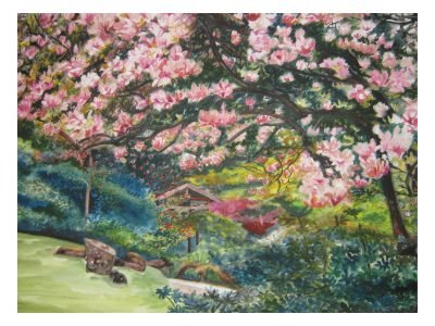 9. Tree of Pink Flowers